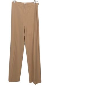 Agnona tan wool pants made in Italy